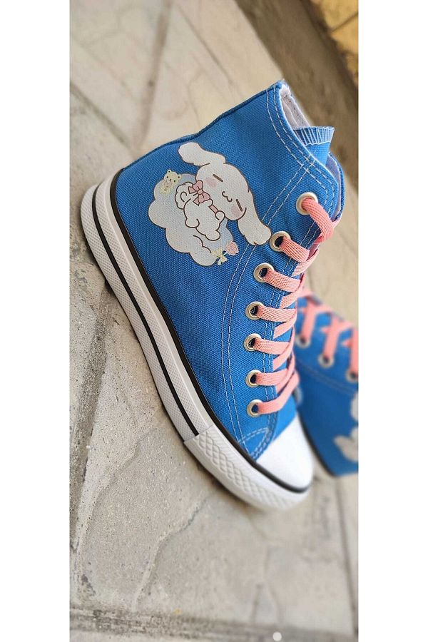 Girls blue converse clearance