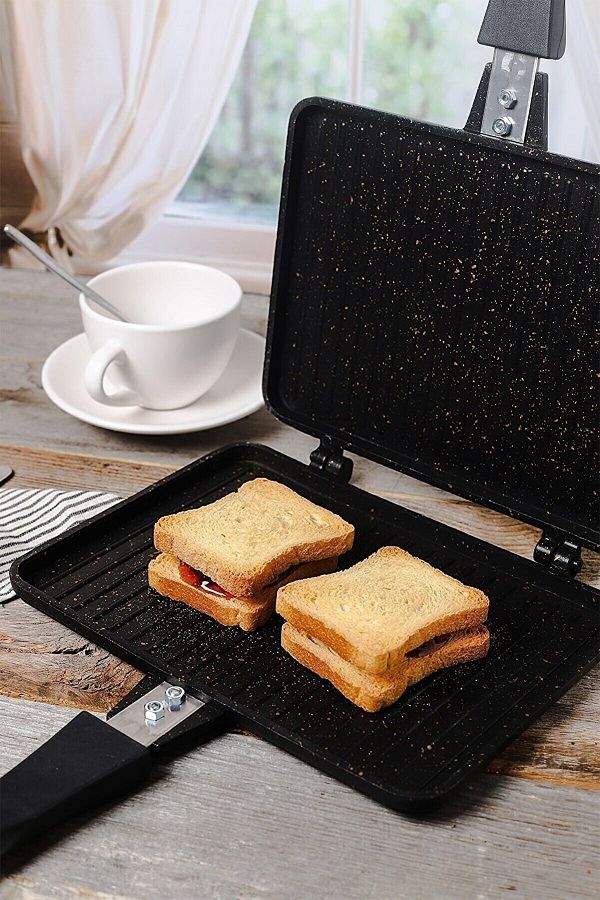 Begin Power-Stove Top Toaster Inner Outer Granite Camping Toaster 1