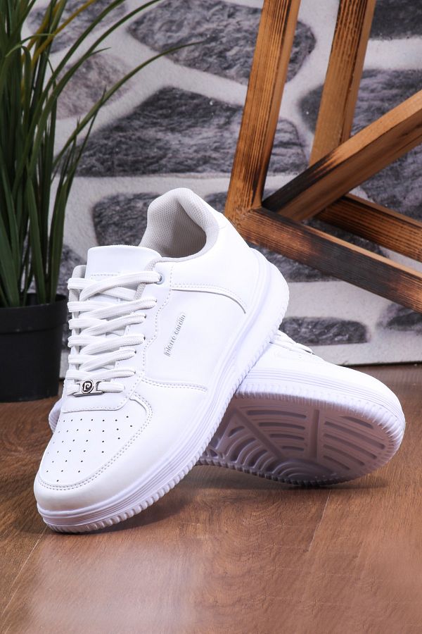 Pierre Cardin Men s Sports Shoes Air Force White Flat Design Trendyol