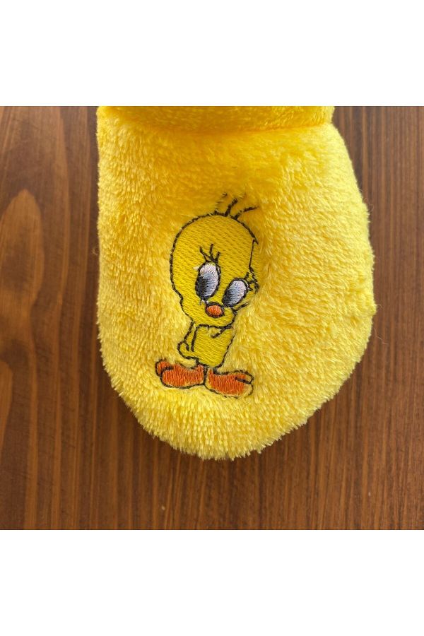 Pomidik Children s Slippers Yellow with Tweety Trendyol