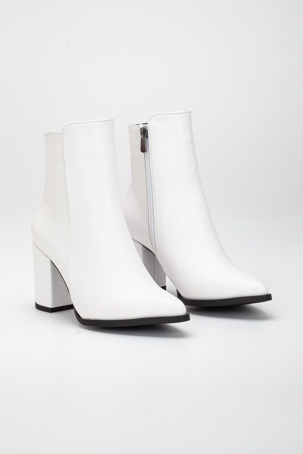 Ankle boots - White - Ladies