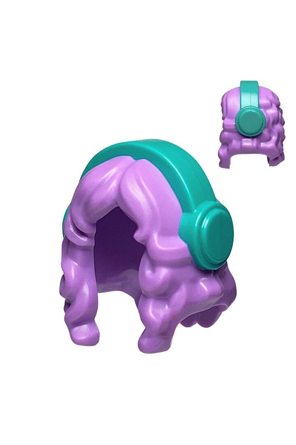 Lego purple hair online