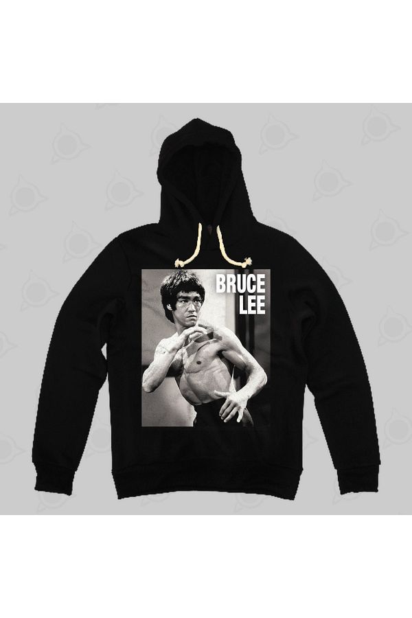 Built By Crazy Bruce Lee Unisex Hooded Sweatshirt Trendyol