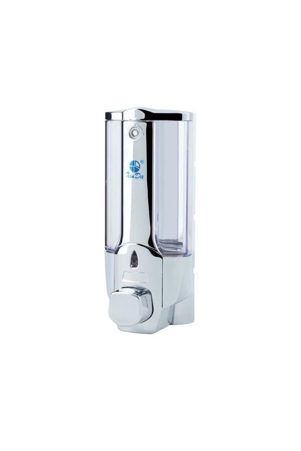 Omnipazar-Xinda Zyq138k Dispenser pentru săpun lichid și șampon cromat 380 ml 1