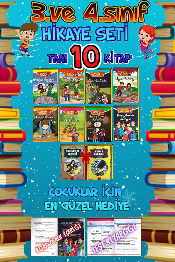 Ata Yayıncılık 3.-4.ve 5.sınıflar Için Okumayı Sevdiren Hikaye Kitabı Seti