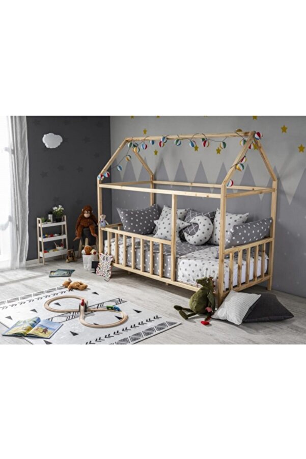 Genel Markalar Bebek Ve Çocuk ® Çatılı Doğal Montessori Yatak