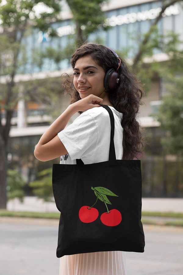 Cherry tote bag discount