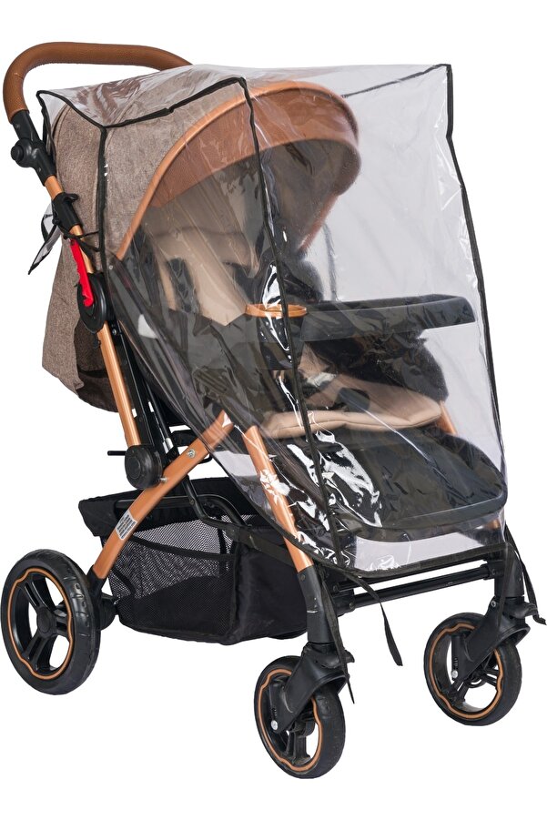 MorPort Lüks Bebek Arabası Yağmurluğu