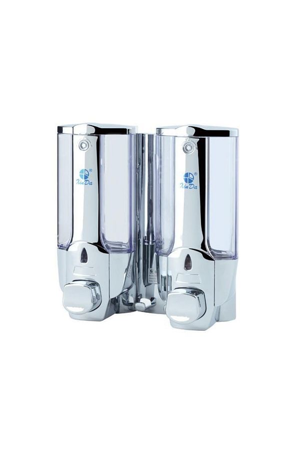 Omnipazar-Xinda Zyq138sk Dozator de săpun lichid și șampon 2' Li Chrome 2x380 Ml 1