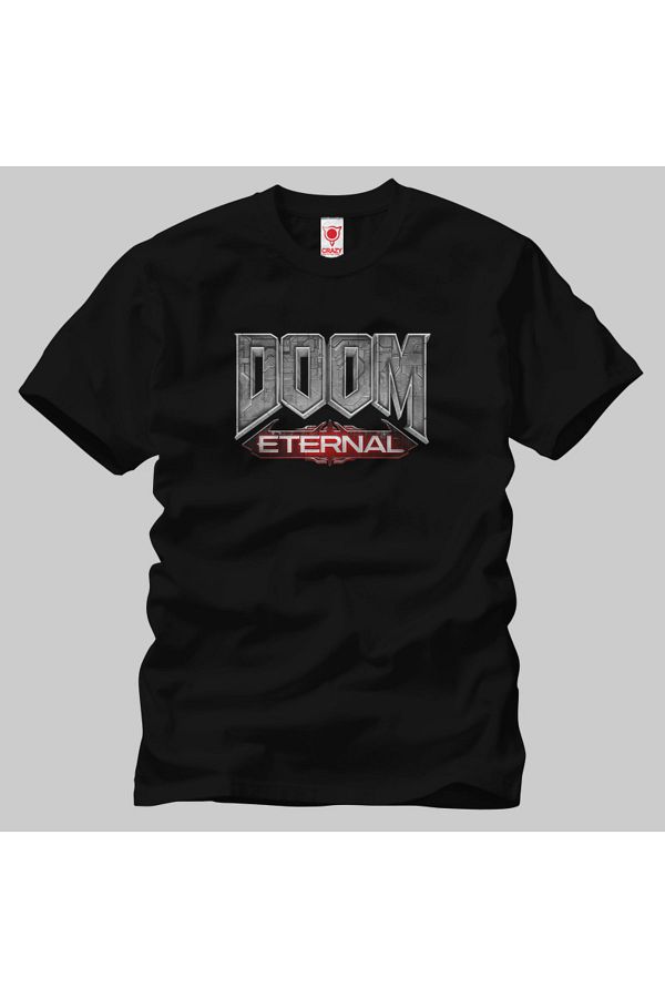 Built By Crazy-Doom Eternal Logo Unisex T-Shirt 1