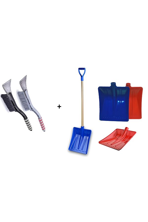 BlackBird Home-Snow Shovel And Brush Ice Scraper 1