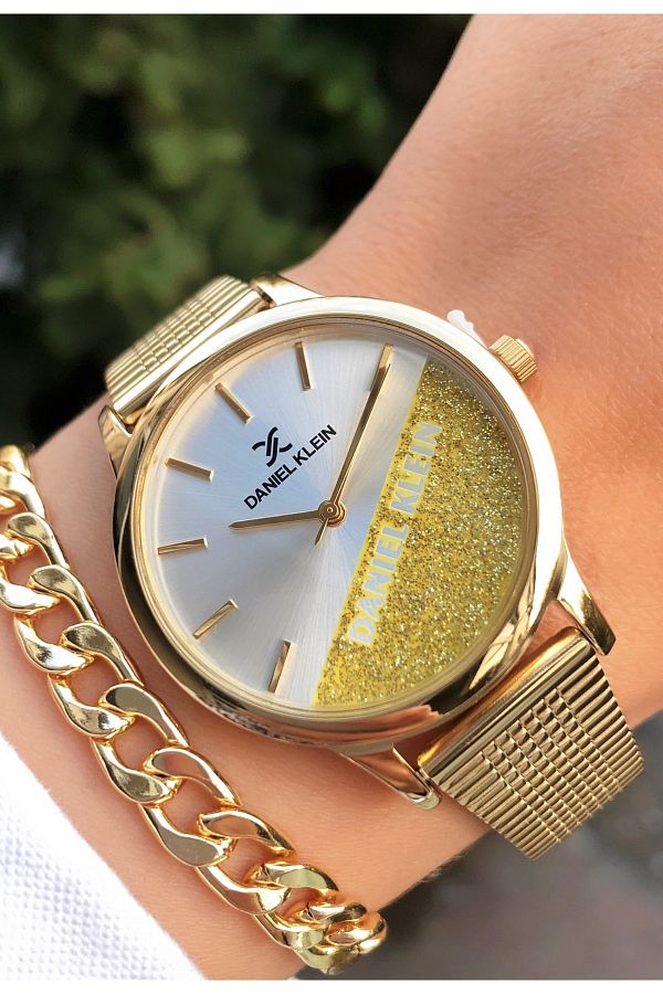 Daniel Klein Brand Two Colors Wristwatch with Bracelet Gift Trendyol