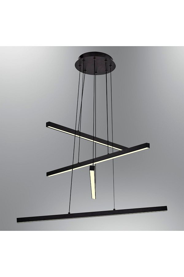 Ultra Home-3150-2a-19 Black 4-piece Mikado Pendant Lamp Set 1