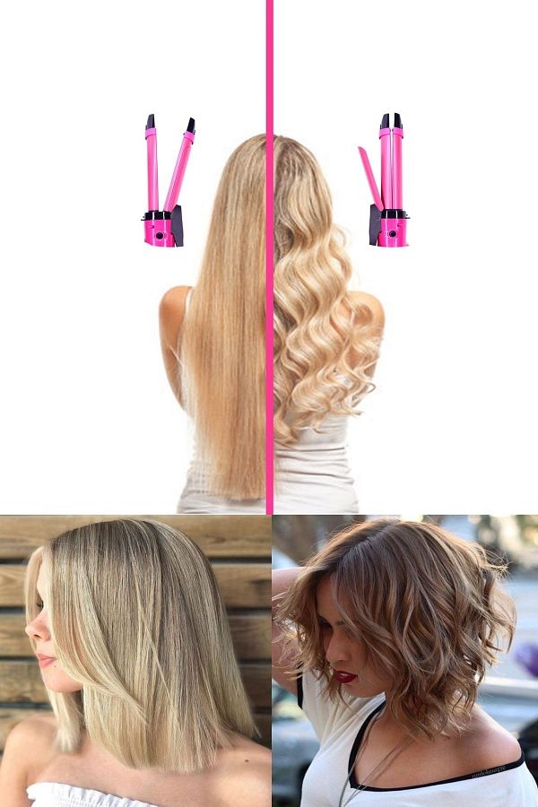 Midday Professional Hair Straightener Tongs with 2 Separate Modes which Can Both Hair Straightening and Curling Trendyol