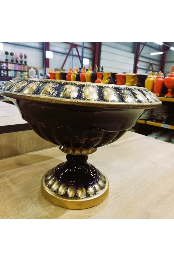 Decorland-Heraldic Blue Fruit Pot 1