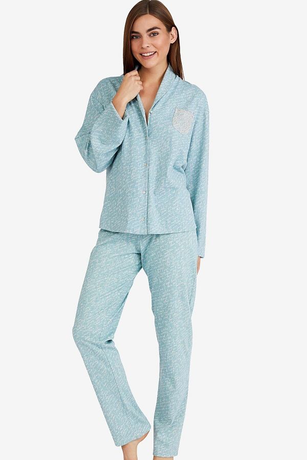AYYILDIZ-54124 Set pijama albastru 1