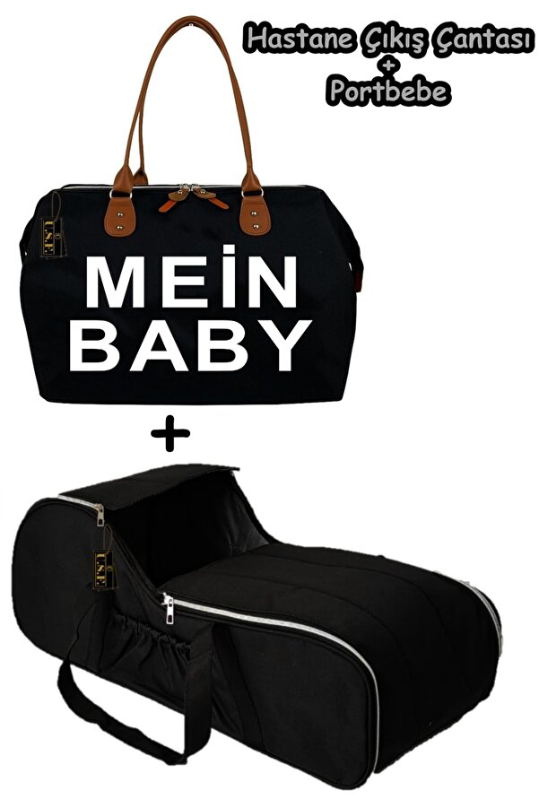 USF Portbebe Ana Kucağı Puset Hastane Çıkışı Anne Bebek Bakım Çantası 2 Li Set
