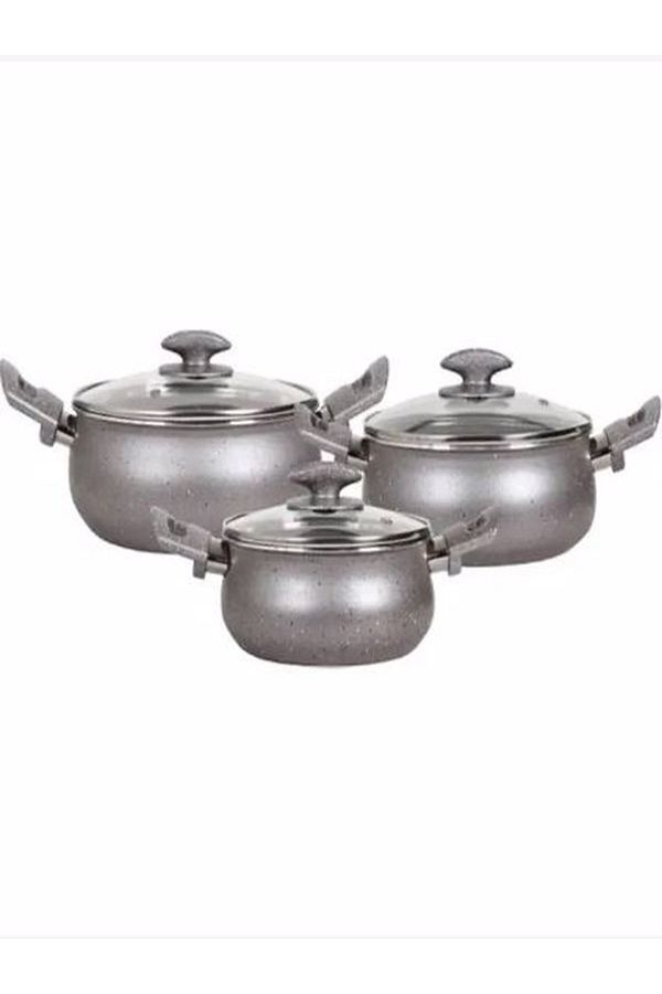 Mehtap-Granite 3-Piece Casserole Set16-18-20 Cm 1