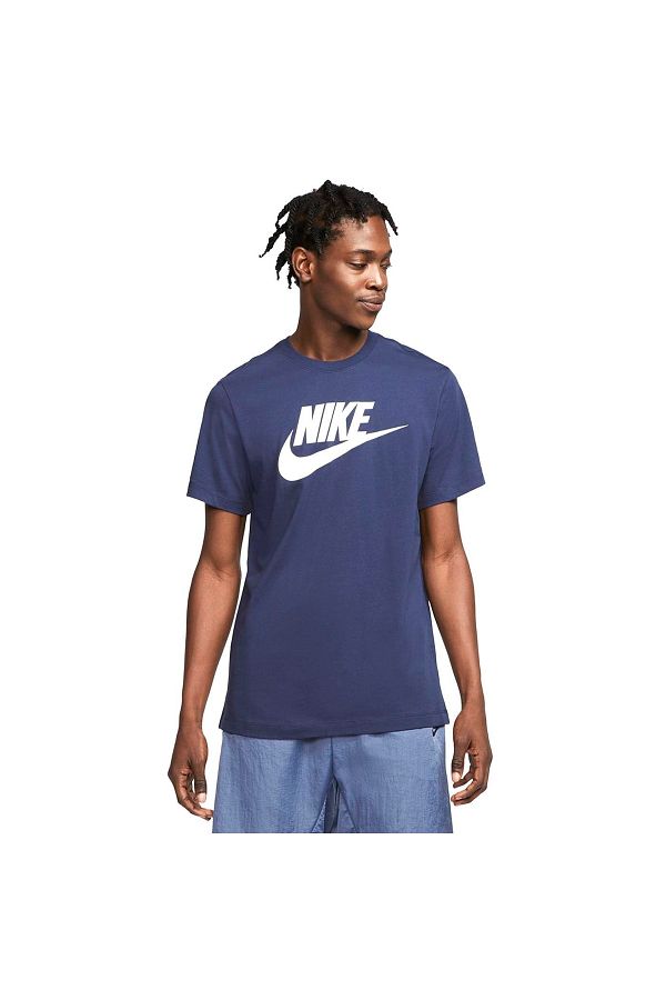 Nike M Nsw Tee Icon Futura Men s Navy Blue Casual Style T Shirt Bv0622 451 Trendyol
