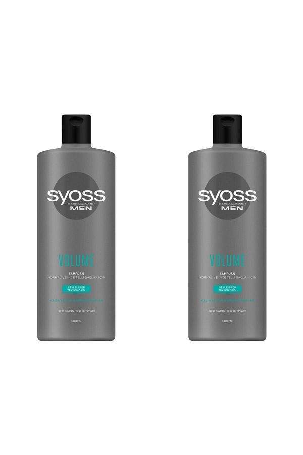 Syoss-500 Ml Men's Volume Shampoo - Pack of 2 1