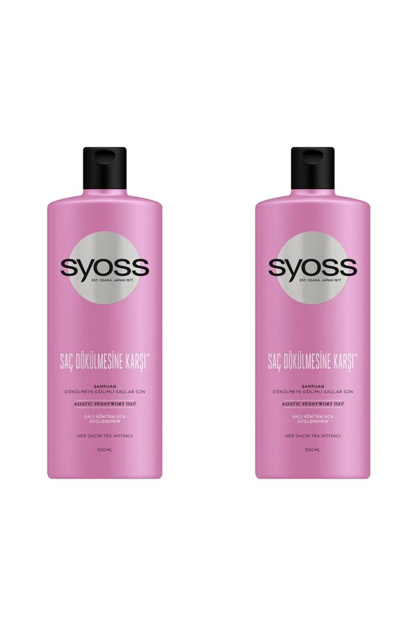 Syoss-500 ml 2Er-Pack - Anti-Haarausfall-Shampoo 1