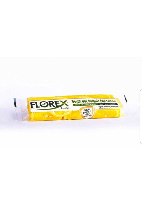 NEHAN-Florex Drawstring Lemon Scented 1 Pack Large Size Trash Bag 1