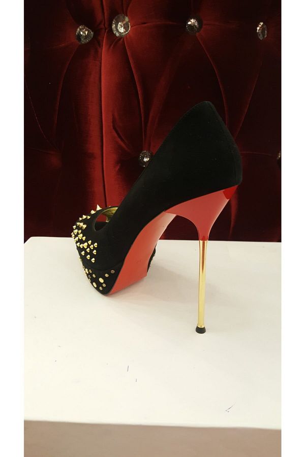 VICINO High Heels Black Platform Heels Trendyol