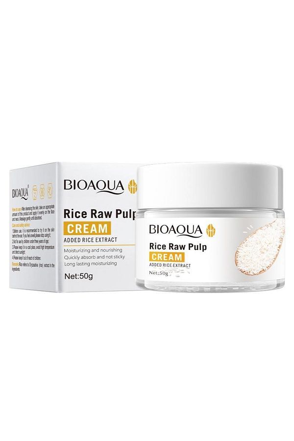 Bioaqua-كريم العناية بالبشرة المضيء بالأرز 50 جرام - لشد البشرة 1