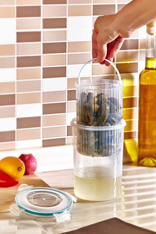 Miami Home-Storage Container with Strainer 1500ml Lc-470 1