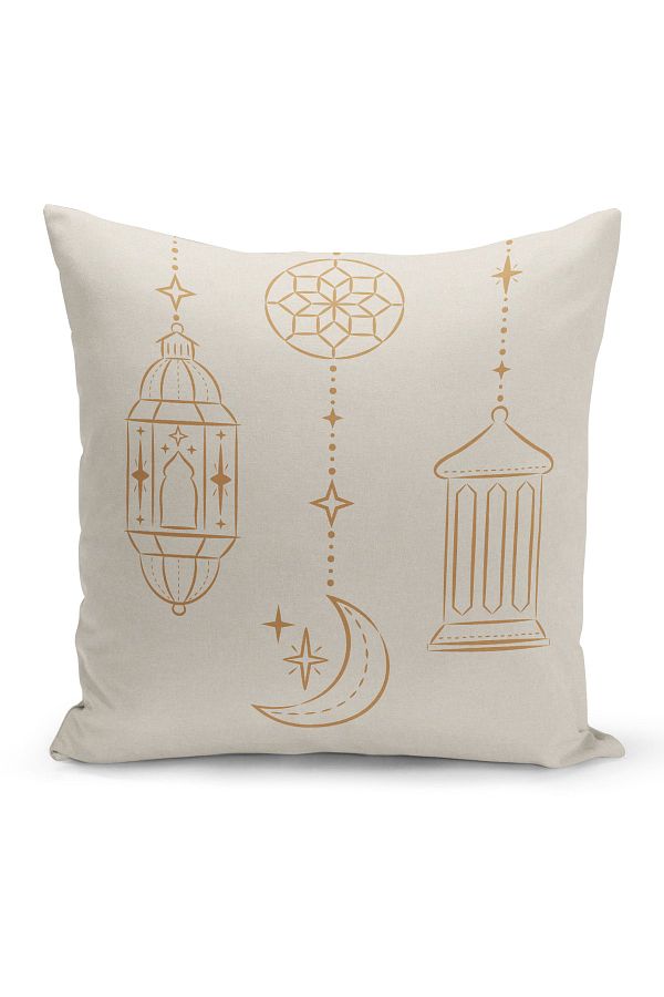 Filamente Ramadan Special Patterned Double Sided Digital Printed Throw Pillow Cover Trendyol