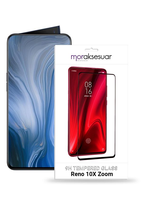 Moraksesuar-Oppo Reno 10x Zoom 5d Screen Protector Glass Full Covering 1