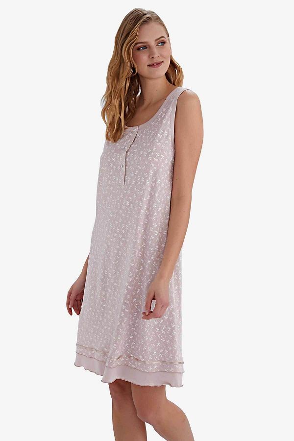AYYILDIZ-3934 Powder Nightdress 1