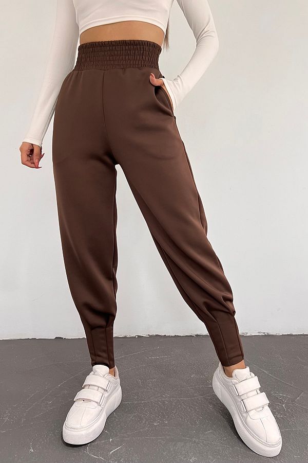 Sun Victoria Women s Scuba Diver Ultra Stretchy Sweatpants Trendyol
