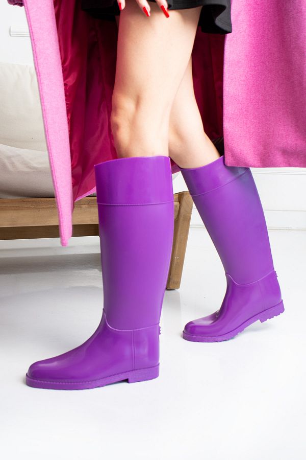 Purple waterproof boots new arrivals