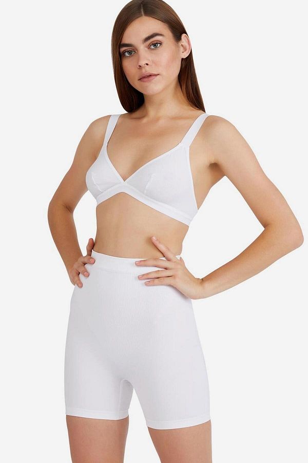 AYYILDIZ-313 Corset alb cu talie înaltă 1