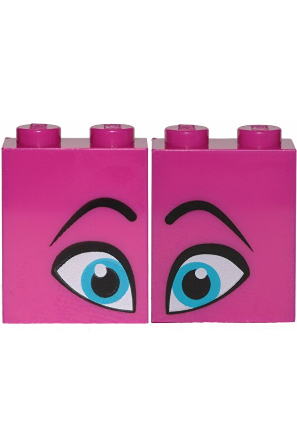 LEGO Orjinal Aksesuar Custom Moc Creator Brick 1 X 2 X 2 Queen Watevra Göz Tuğla 1 Çift Gönderilecek