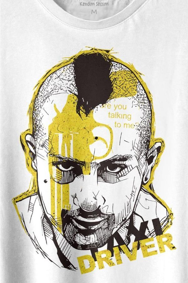 Kendim Sectim Taxi Driver Robert De Niro Taxi Driver Movie Printed T Shirt Unisex T shirt Trendyol