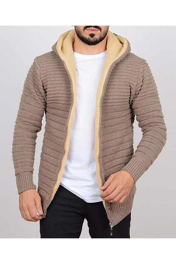 Thick cream cardigan cheap