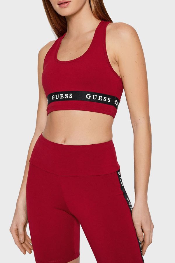 Guess, Guess Core Stripe Logo Bra, Lightly Lined Bralettes