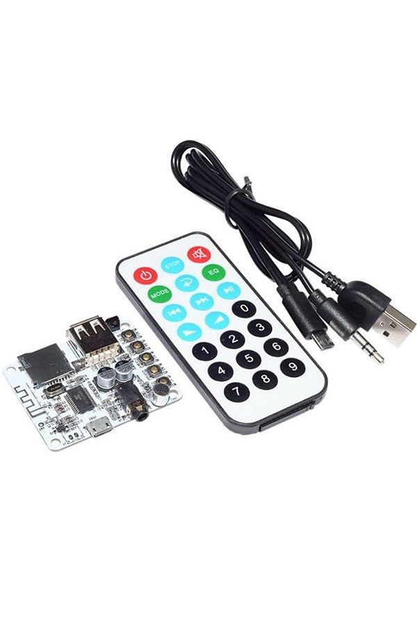 Arduino-بطاقة فك تشفير Mp3 مع جهاز استقبال صوت بلوتوث + التحكم بالأشعة تحت الحمراء 1