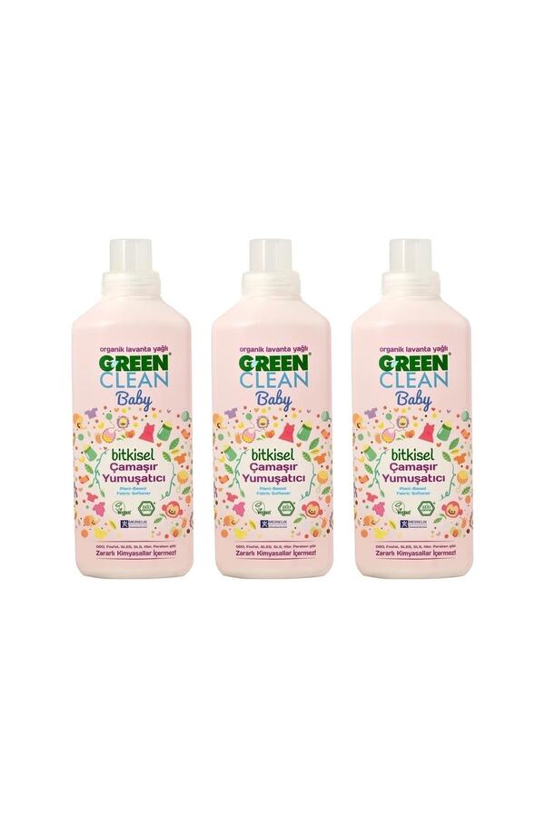 Green Clean U Baby Çamaşır Yumuşatıcı 1 L X 3