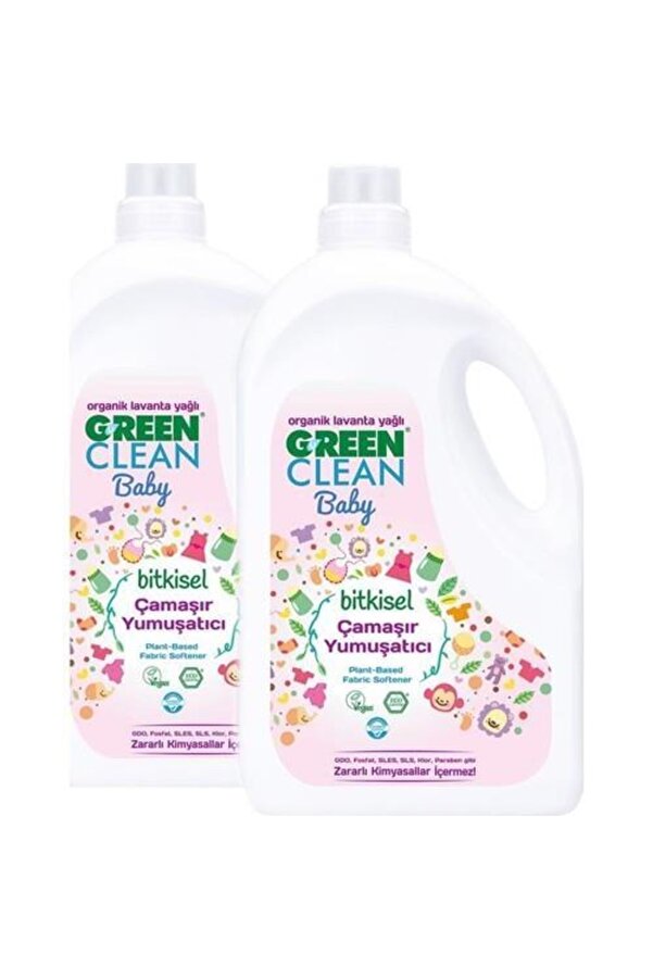 Green Clean Baby Çamaşır Yumuşatıcısı 2750 Ml Yıkama X 2