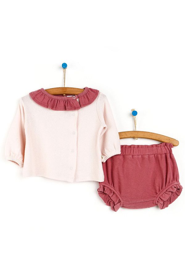 For My Baby-Zestaw bluzek i spodenek Newborn My Family, 2 sztuki 1