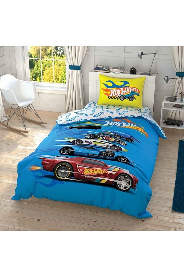 Hot wheels single duvet cover outlet