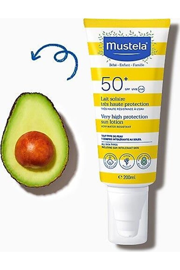 Lotion Spf Mustela Sunscreen Mustela Very Yellow Protection SPF 50