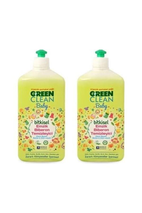 Green Clean U Baby Bitkisel Biberon Emzik Temizleyici 500 Ml X 2