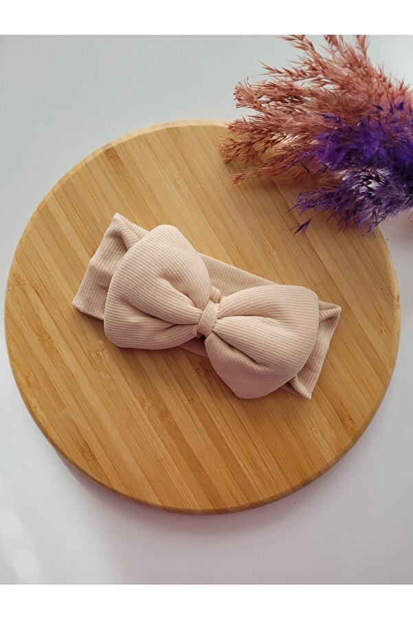 SeherBebeButik Kız Çocuk & Bebek Kaşkorse Fiyonklu Bandana