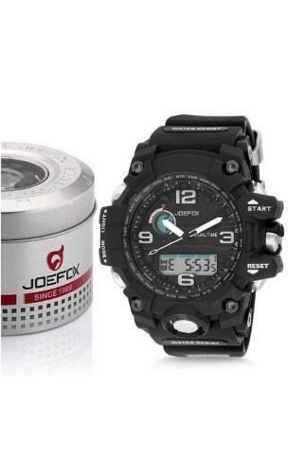 Joefox Analog Digital Men s Wristwatch Black Trendyol