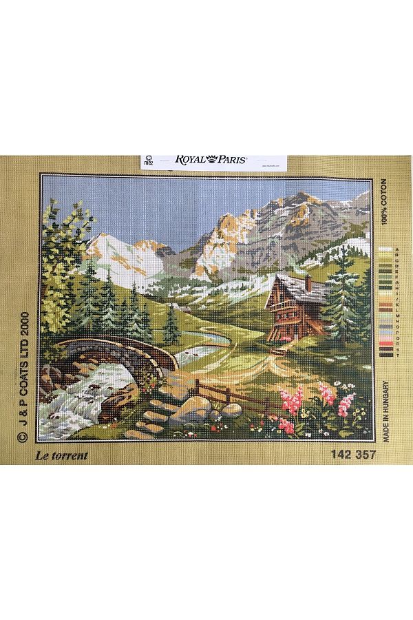 Royal paris 37 47.5 Cm Printed Unprocessed Tapestry Panel Etamine Trendyol