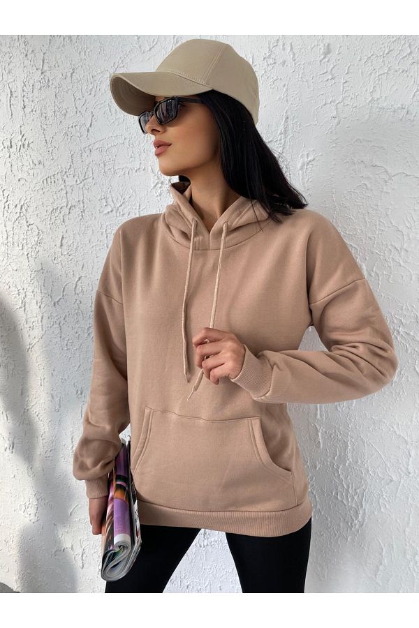 Hsport-Cotton Top Quality Women's Hooded Sports Sweatshirt Long Sleeve Four Seasons 1